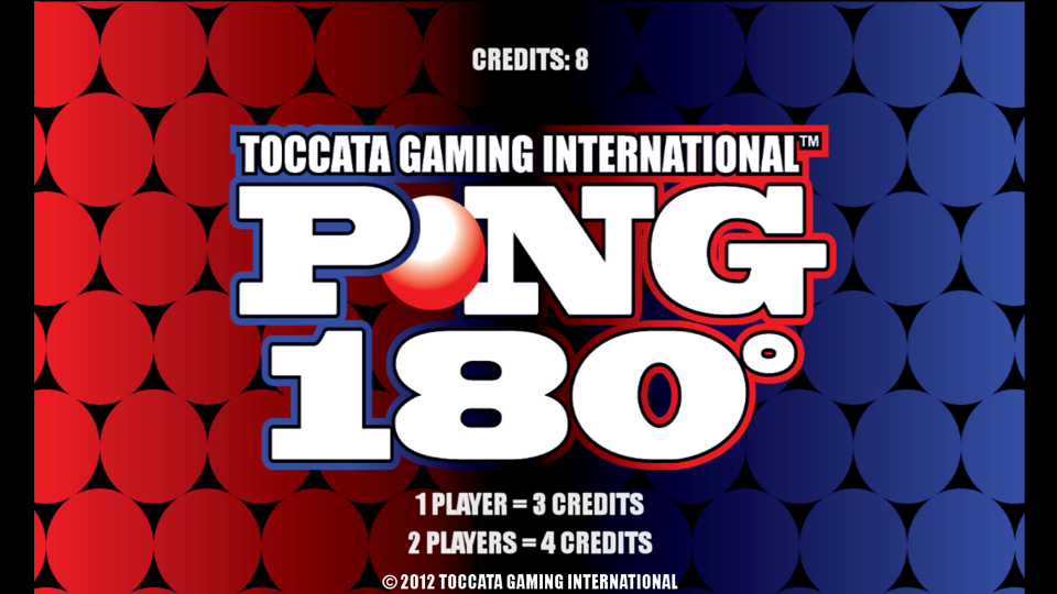 Pong 180 Title Screen